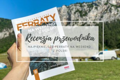 okładka wpisu o recenzji przewodnika najpiekniejsze ferraty na weekend z polski