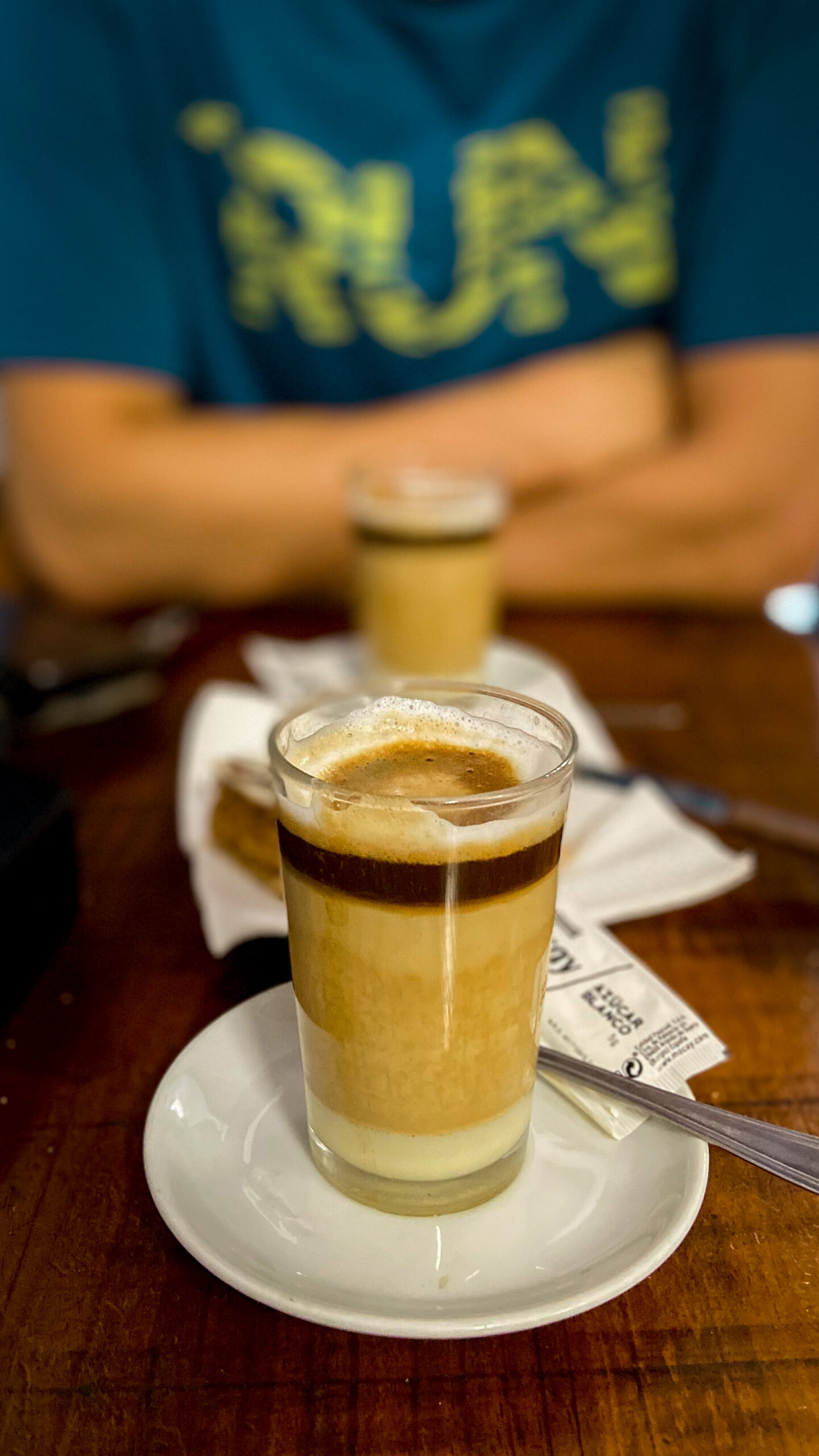 Typowa kanaryjska kawa- barraquito